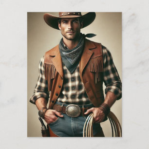 American Cowboy Postcard