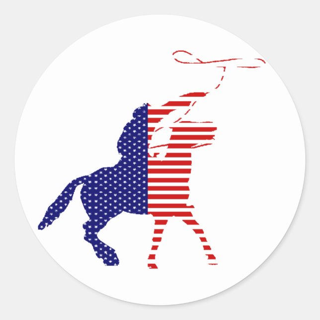 American Cowboy Sticker (Front)