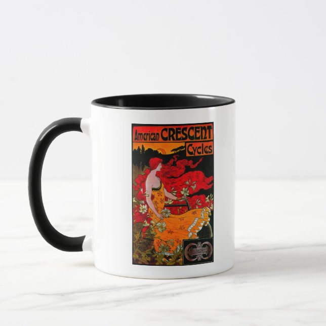 American Crescent Vintage PosterEurope Mug (Left)