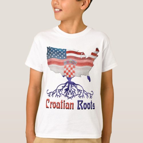 American Croatian Roots T_Shirt