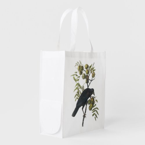 American Crow by Audubon Reusable Grocery Bag