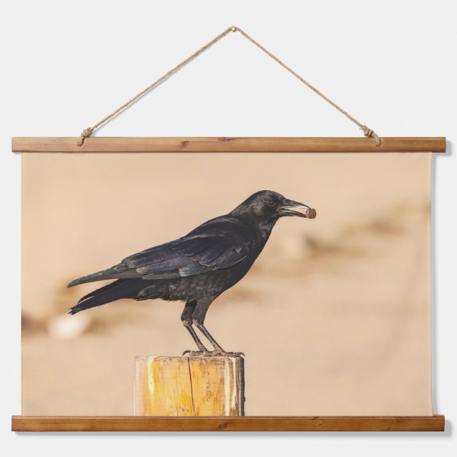 American Crow Hanging Tapestry (Front)