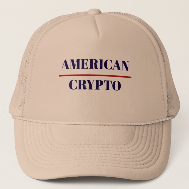 American Crypto Trucker Hat (Front)