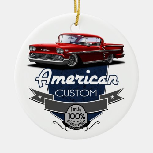 American Custom Impala Ceramic Ornament