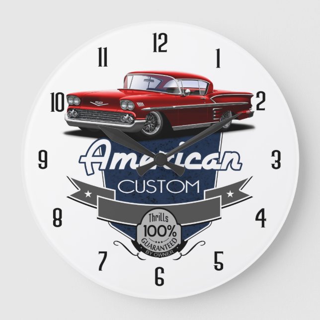 American Custom Impala Large Clock (Front)