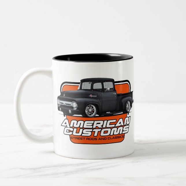 American Customs F100 Two-Tone Coffee Mug (Left)
