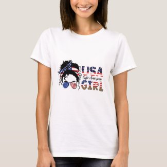 American Cute Girl USA , 4th Of July 