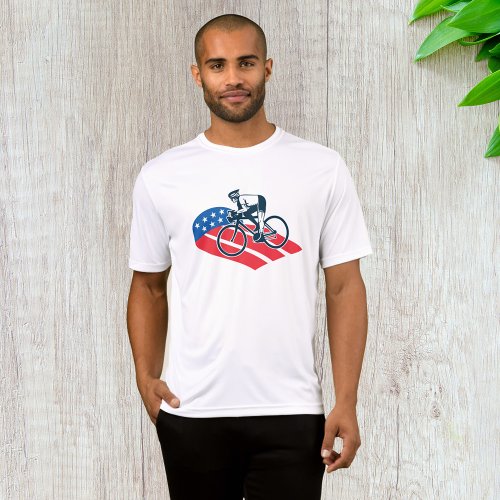 American Cyclist Mens Sport_Tek T_Shirt