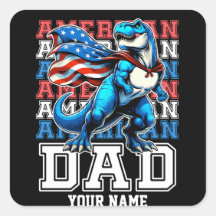 American Dad 4th of July Patriotic Personalized