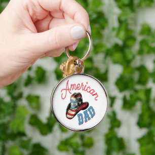 American Dad Cowboy Keychain