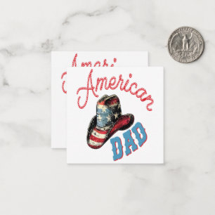American Dad Cowboy Note Card