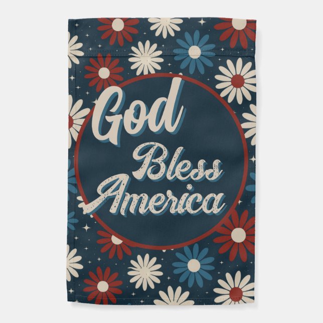 American Daisy's  Garden Flag (Back)