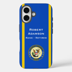 American Defense Emblem - personalize with name iPhone 16 Case