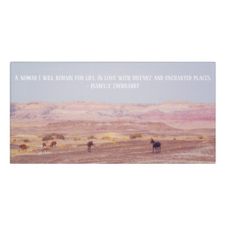 American Desert Horses P8670 Door Sign
