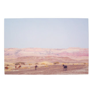 American Desert Horses P8670 Metal Print