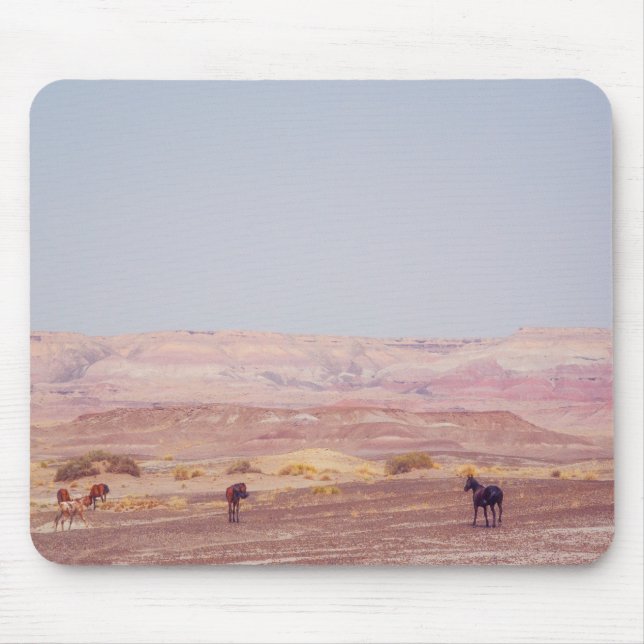 American Desert Horses P8670 Mouse Pad (Front)