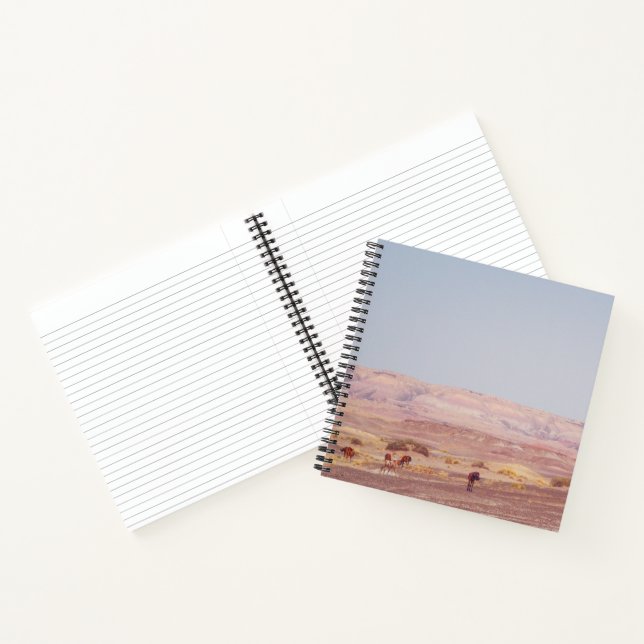 American Desert Horses P8670 Notebook (Inside)