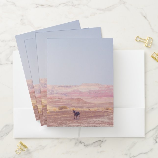 American Desert Horses P8670 Pocket Folder (In Situ)