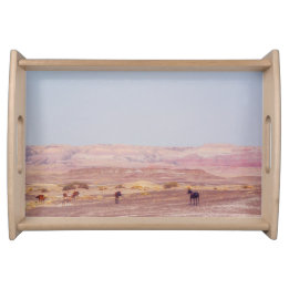American Desert Horses P8670 Serving Tray