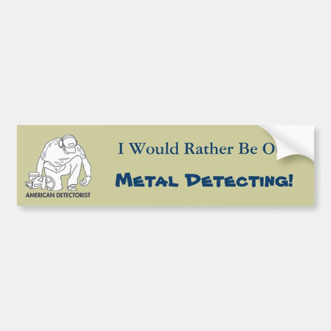American Detectorist Bumper Sticker (Front)