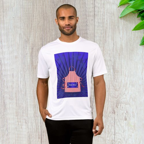 American Diner Menu Mens Sport_Tek  T_Shirt