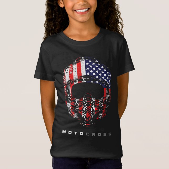 American Dirt Bike Motocross Apparel - Motocross D T-Shirt (Front)