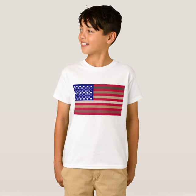 American Diversity Flag (kids) T-Shirt (Front Full)