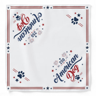 American Dog America 250  Bandana