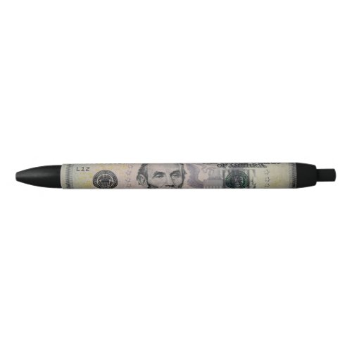 American Dollar Black Ink Pen