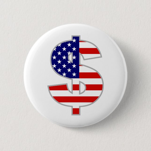 American Dollar Button (Front)