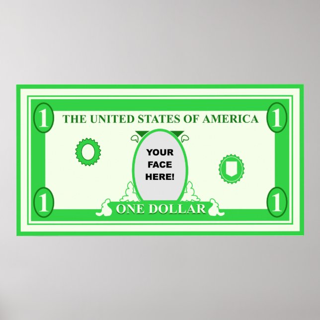 American Dollar Template Poster (Front)
