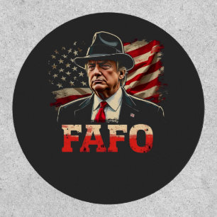 American Donald Trump FAFO USA Flag Patriotic Patch