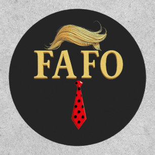 American Donald Trump FAFO USA Flag Patriotic Patch