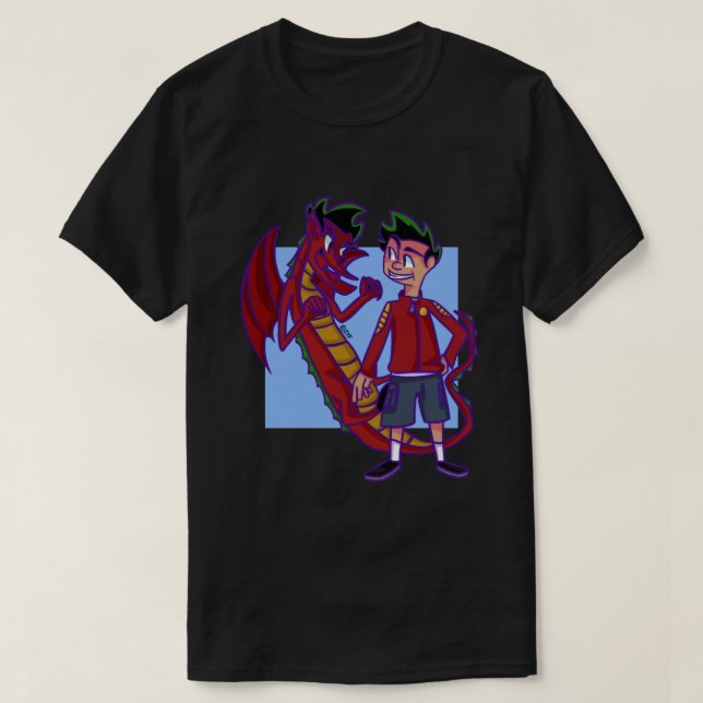 American Dragon Jake Long .png T-Shirt (Design Front)