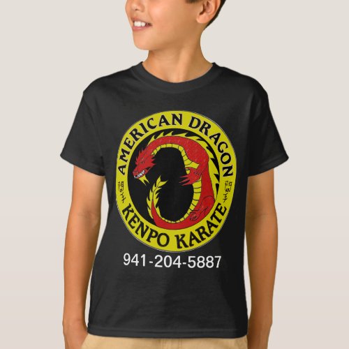 American Dragon Kenpo Karate T_Shirt