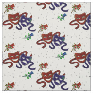 American Drama Comedy & Tragedy Fabric