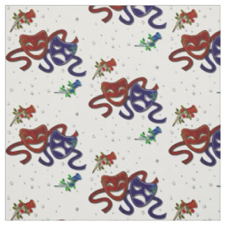 American Drama Comedy & Tragedy Fabric