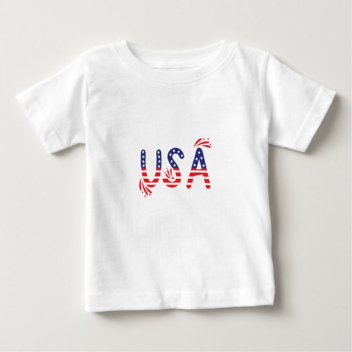 American Dream Born in the USA Baby T_Shirt