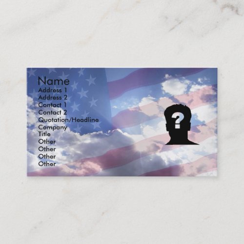 American Dream Business Card Templates