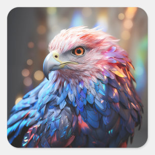 American Dream - Fantastic Eagle Square Sticker