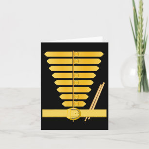 American Drum Major Costume Marching Band Uniform Card