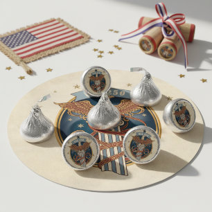 American Eagle Art Nouveau USA 250 Motif ID1304 Hershey®'s Kisses®