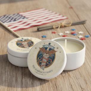 American Eagle Art Nouveau USA 250 Motif ID1304 Mini Candle Favors