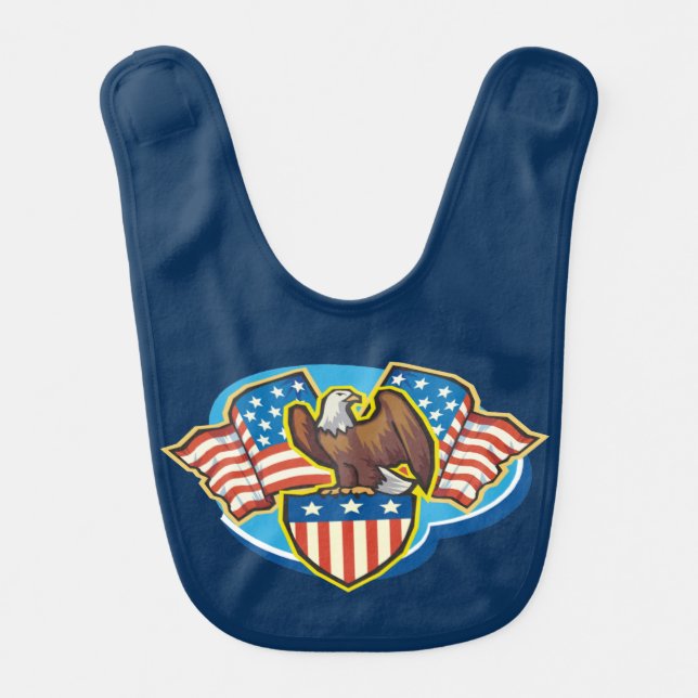 American Eagle Baby Bib (Front)