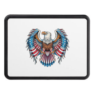 American Eagle Bald Eagle American Flag Patriotic Hitch Cover