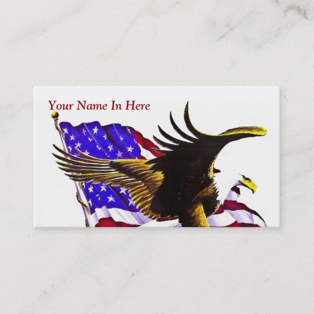 American Eagle Business Card (Front)