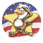 American Eagle Classic Round Sticker