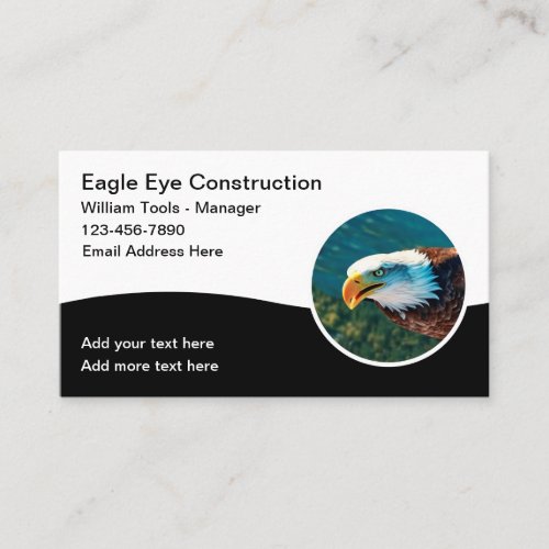 American Eagle Construction Business Cards