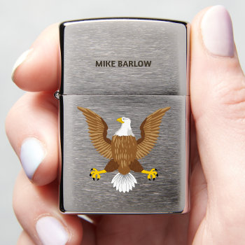 American Eagle Customizable Zippo Lighter by nadil2 at Zazzle