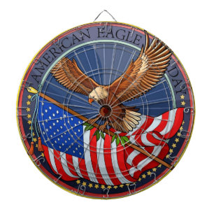 American Eagle Day Dart Board